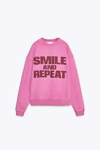 SWEAT DÉLAVÉ SMILEY®