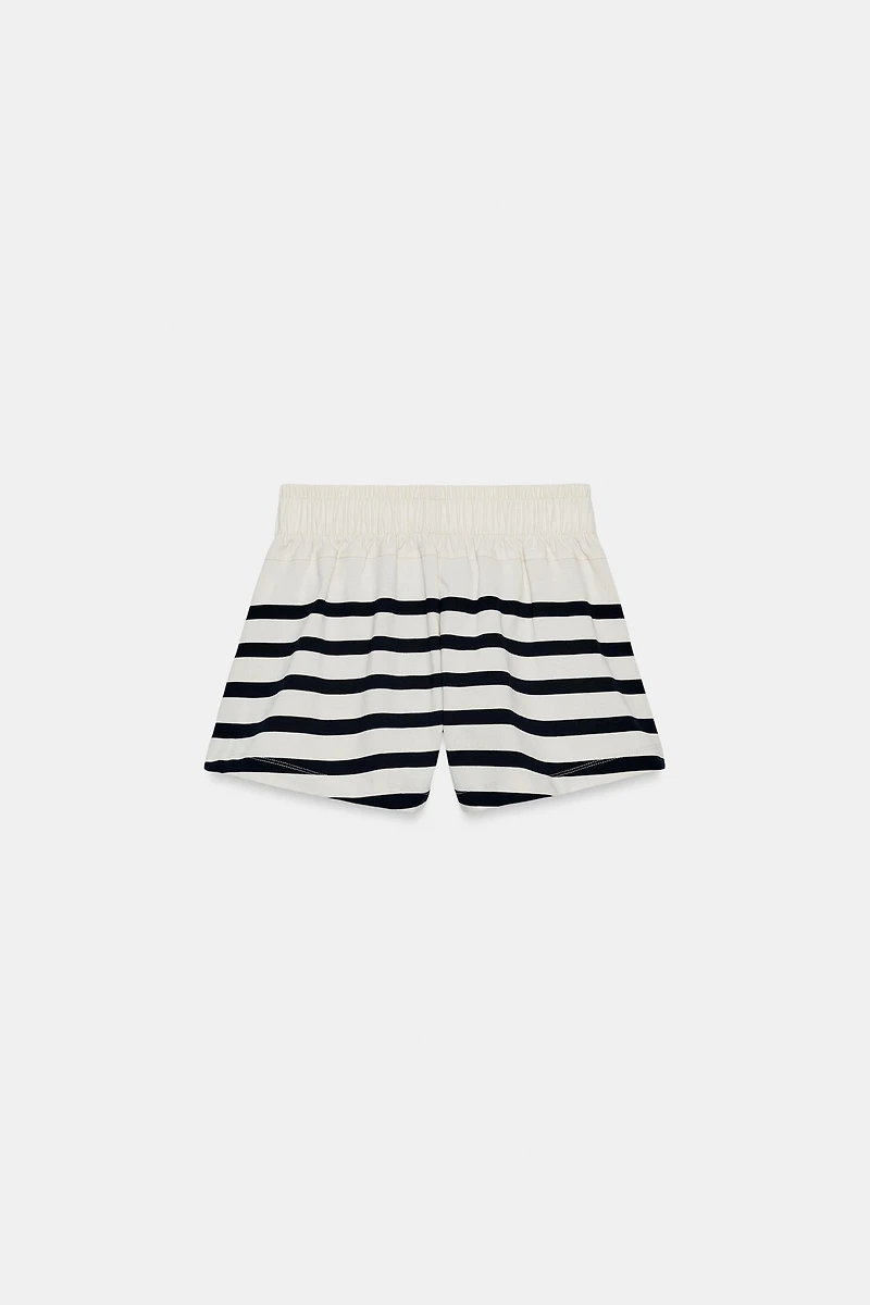 SHORT À RAYURES