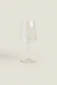 LARGE GLASS WITH LINES