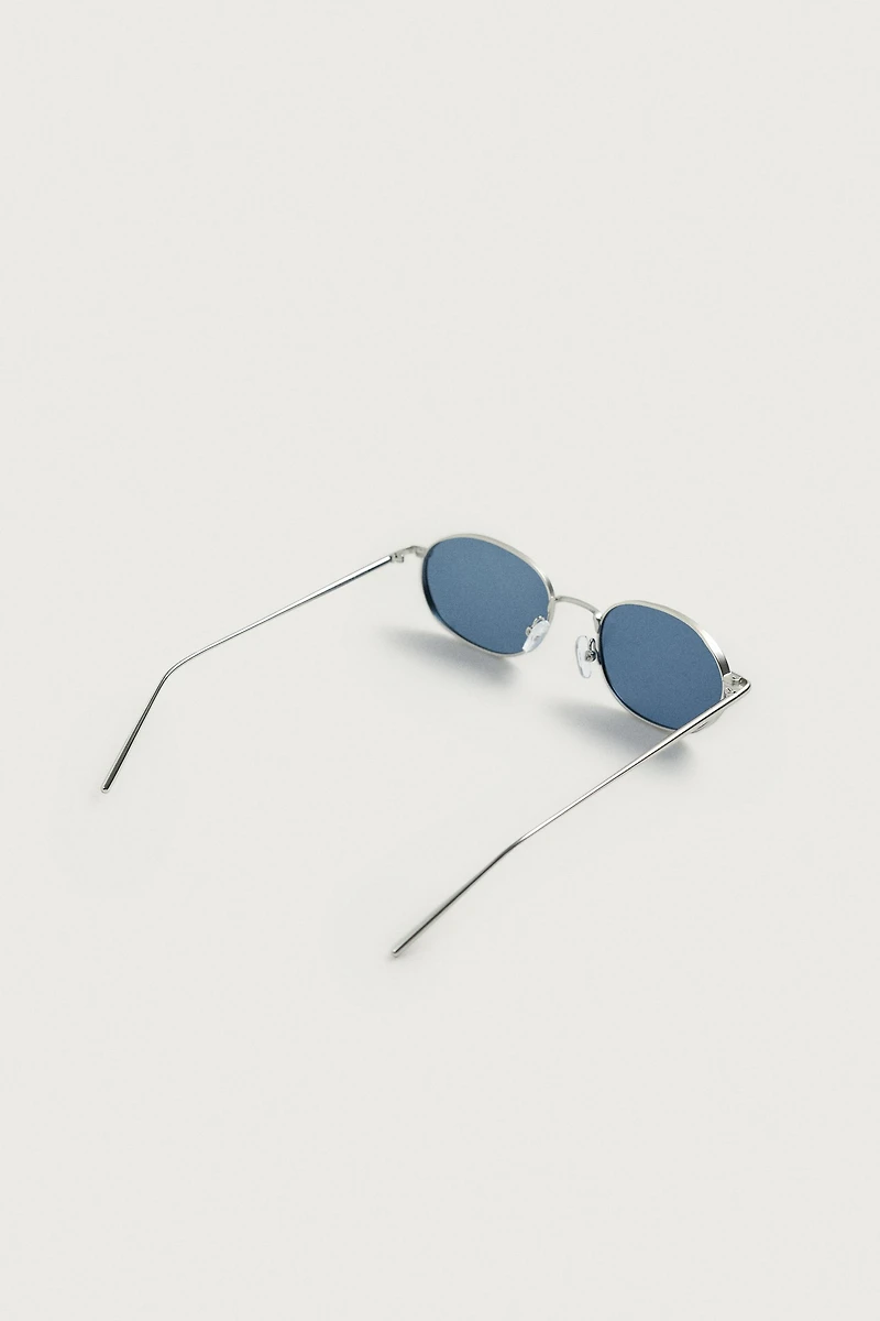 OVAL METAL SUNGLASSES