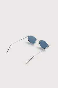 OVAL METAL SUNGLASSES