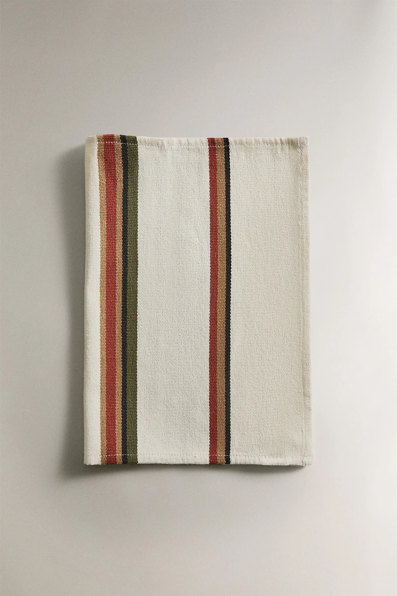 SET DE TABLE RAYURES COULEUR