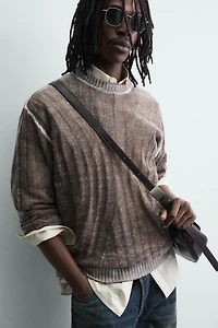 ABSTRACT JACQUARD JUMPER