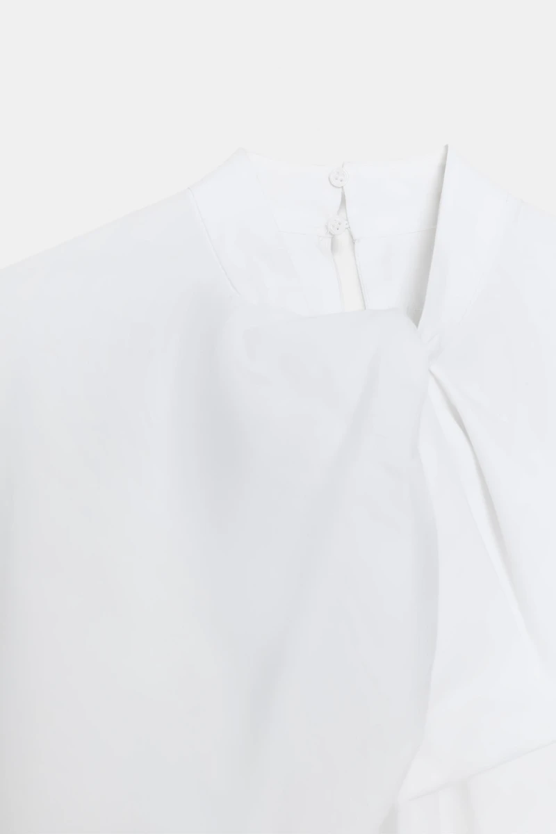 TIED POPLIN SHIRT ZW COLLECTION