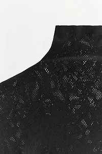SEAMLESS LACE BODYSUIT
