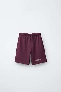 PLUSH JOGGING SHORTS