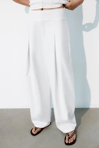 PLEATED BALLOON PANTS