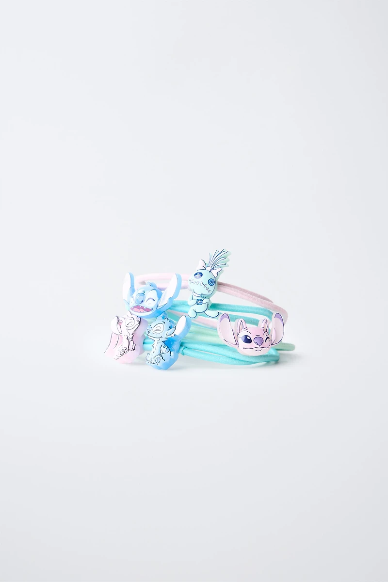 LOT DE QUATRE ÉLASTIQUES LILO & STITCH © DISNEY