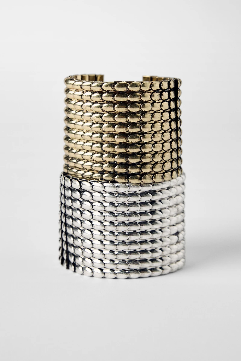 LOT DE 2 BRACELETS À TEXTURE KATE MOSS X ZARA