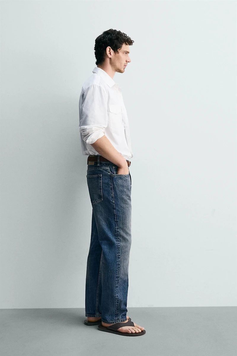 COTTON - LYOCELL POCKET SHIRT