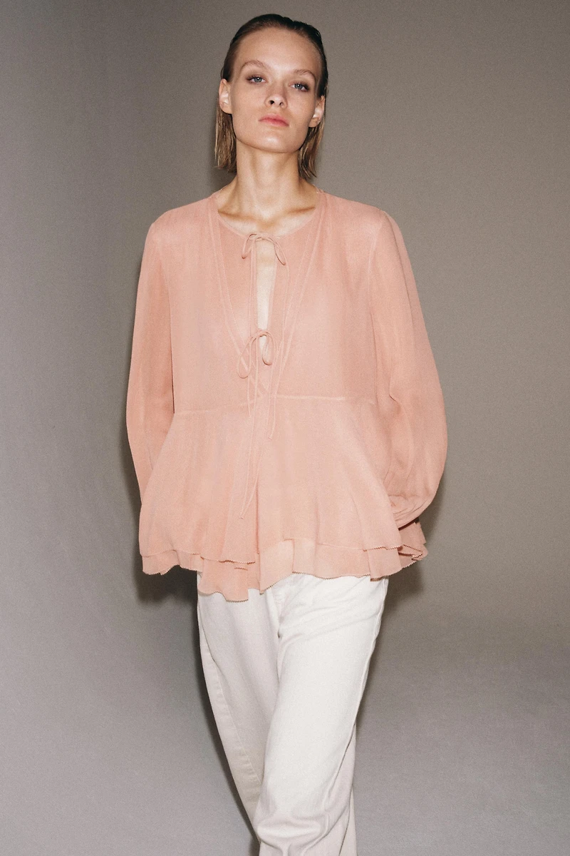 BLOUSE À VOLANTS ZW COLLECTION