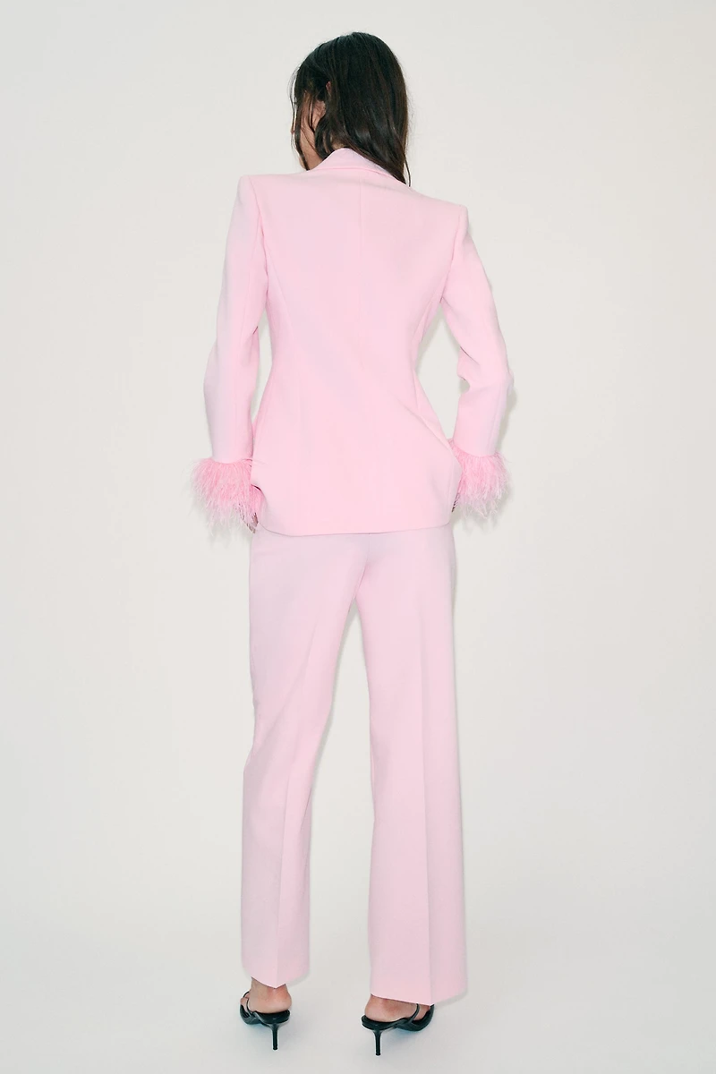 PANTALON DROIT TAILLE BASSE