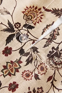 FLORAL PRINT SATEEN FLAT SHEET