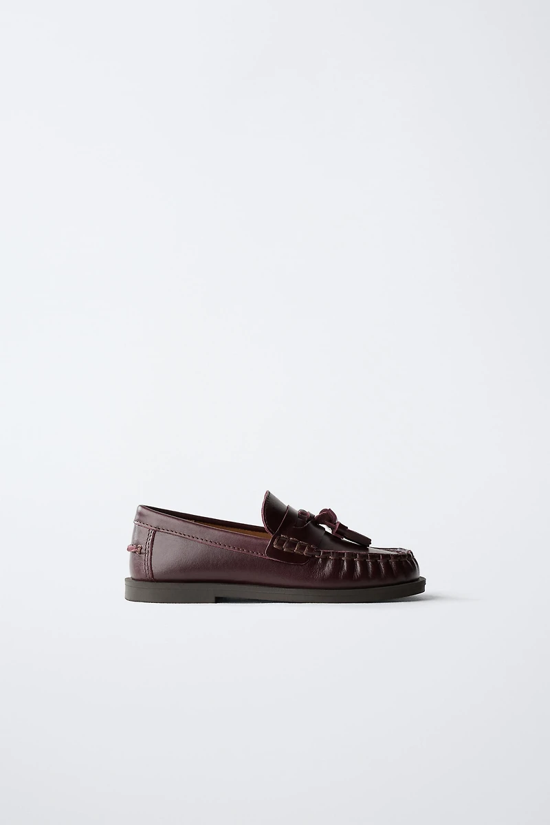 TASSELED LEATHER LOAFERS LIMITED EDITION