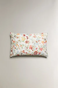 FLORAL PRINT SATEEN PILLOWCASE
