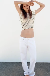 SUPIMA® POLKA DOT SHORT SLEEVE T-SHIRT