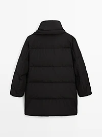 Water-repellent puffer jacket