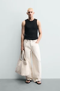 OPEN-KNIT TANK TOP