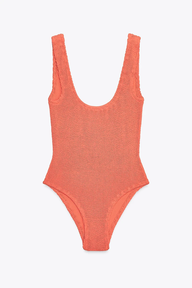 TEXTURED SWIMSUIT
