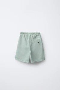 STRAIGHT FLOWY TWILL SHORTS