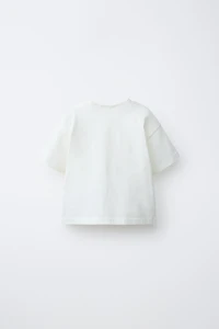 RUFFLY EMBROIDERED CHICK T-SHIRT
