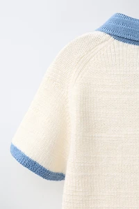 POLO EN MAILLE CHIEN BRODÉ