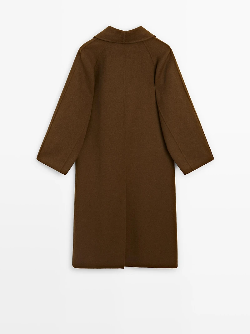 Manteau laine long