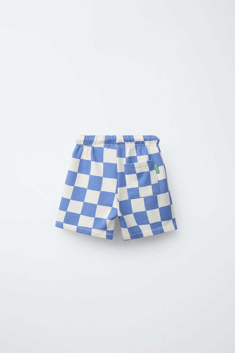 CHECKERBOARD SHORTS