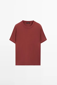 T-shirt manches courtes coton mélangé