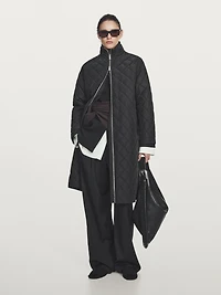 Parka longue matelassée oversize déperlante