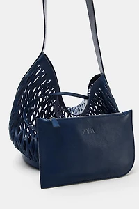 DIE-CUT LEATHER BAG