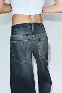 TRF OVERSIZE MID-RISE JEANS