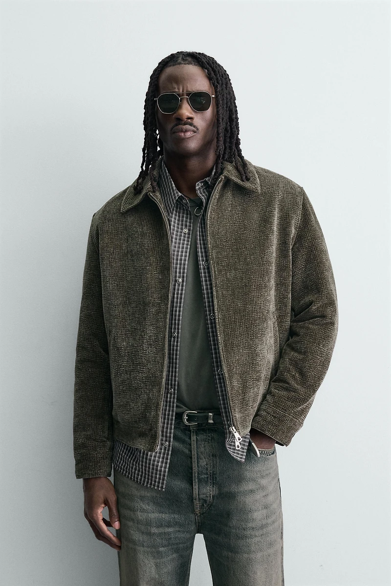 CORDUROY PADDED JACKET