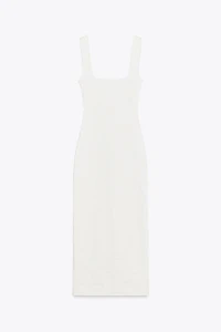 STRETCH SQUARE NECK DRESS