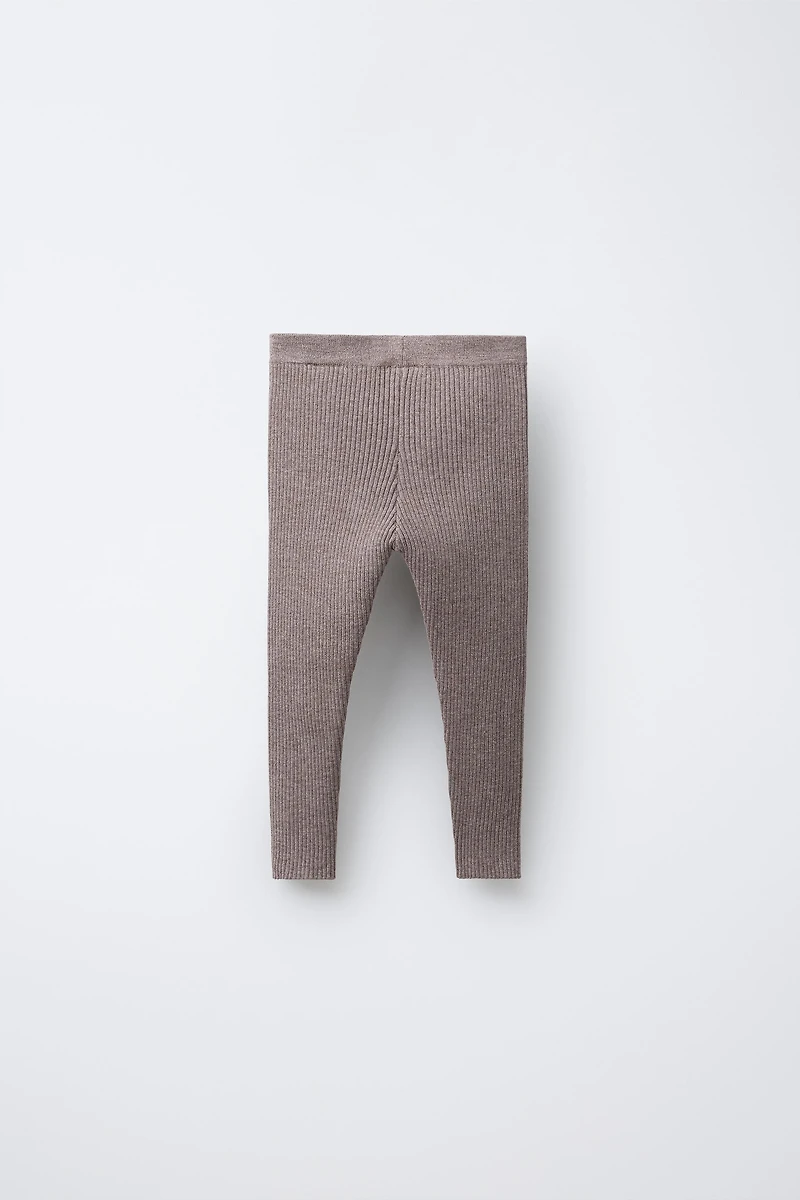 LEGGING EN MAILLE CÔTELÉE