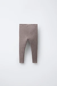 LEGGING EN MAILLE CÔTELÉE