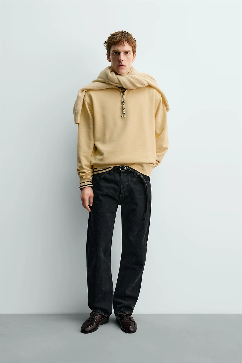 SWEAT COL ZIPPÉ À BANDE AARON LEVINE X ZARA