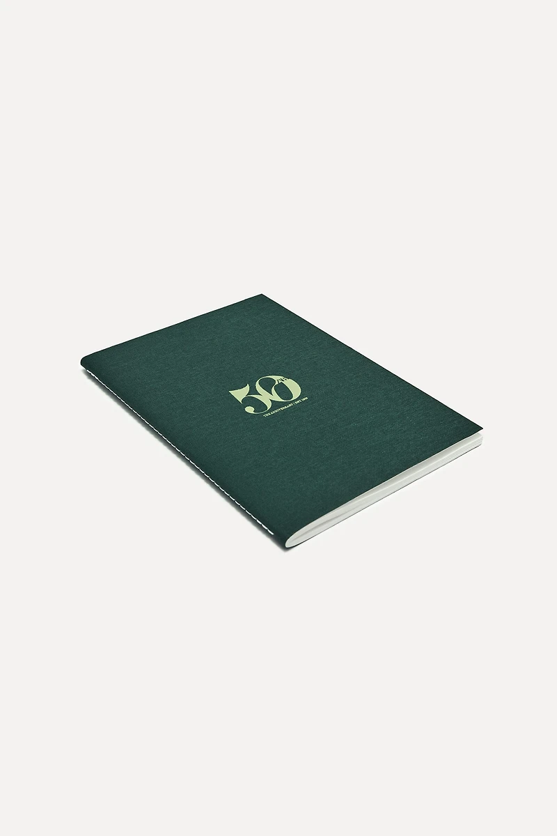 ZARA 50TH ANNIVERSARY SMALL NOTEBOOK