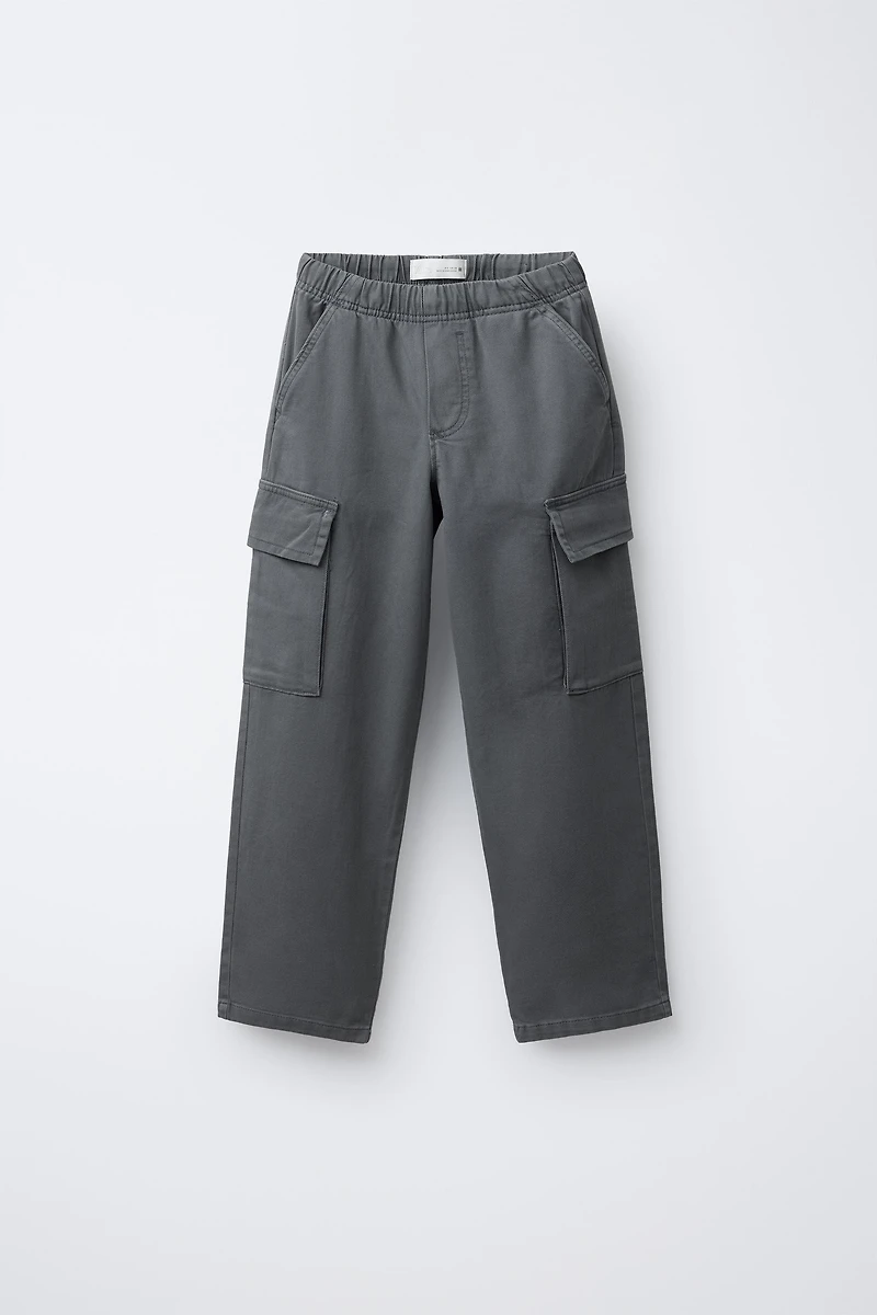 TWILL CARGO PANTS