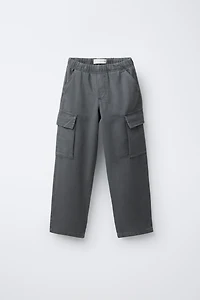 TWILL CARGO PANTS