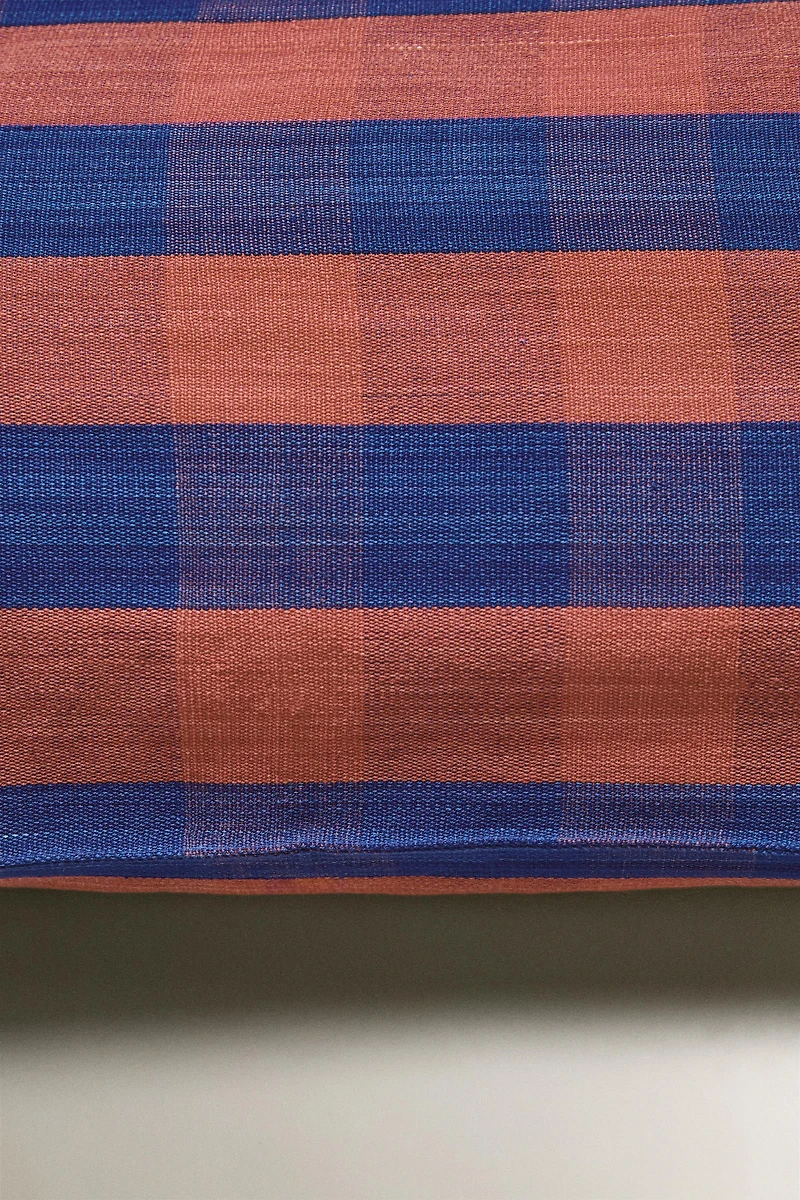 COTTON THROW PILLOW COVER X TENSIRA