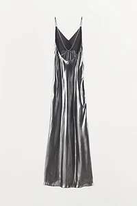 METALLIC LONG DRESS