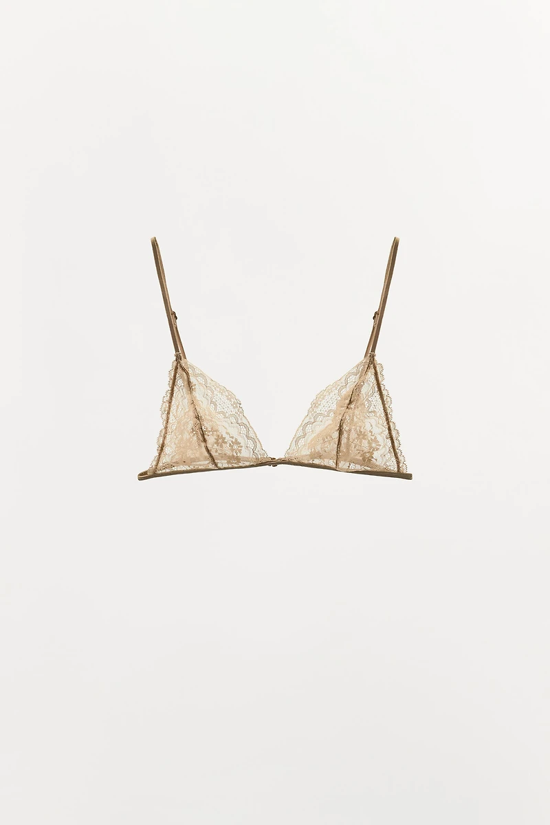 SOUTIEN-GORGE TRIANGLE DENTELLE