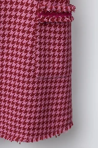 ROBE-SALOPETTE STRUCTURÉE EFFRANGÉE