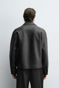 FAUX LEATHER JACKET