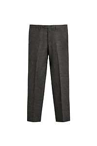 REGULAR FIT STRUCTURED SUIT PANTS