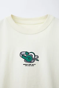 EMBROIDERED DETAIL T-SHIRT