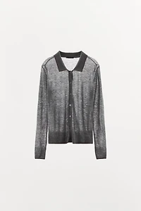 100% WOOL POLO JACKET