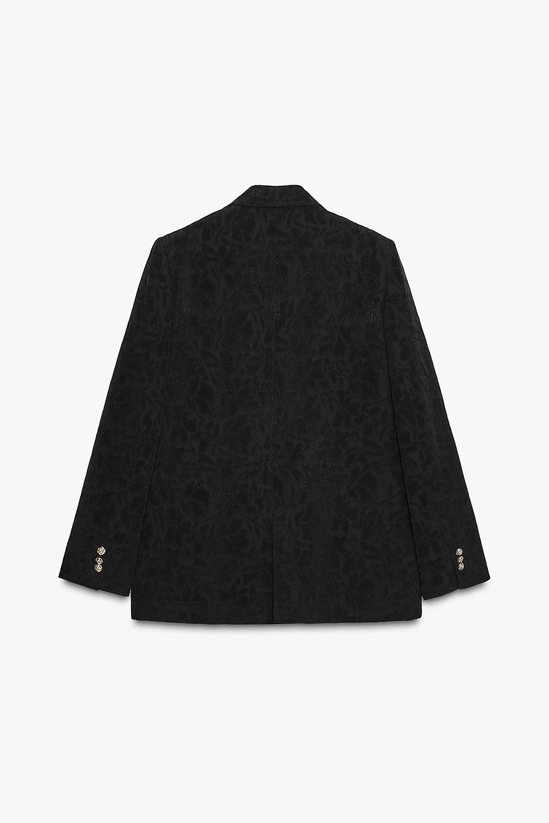 BLAZER JACQUARD ÉPAULETTES