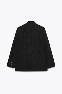 BLAZER JACQUARD ÉPAULETTES